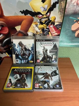 Pack 4 Juegos Assassin's Creed PS3
