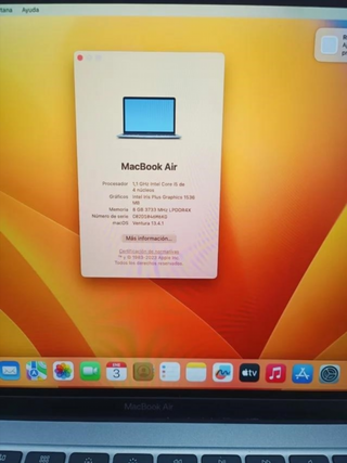 MacBook Air 512GB 2020 13,3 8GB RAM i5