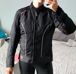 Chaqueta moto verano mujer