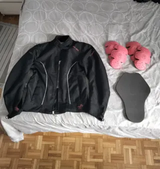 Chaqueta moto verano mujer
