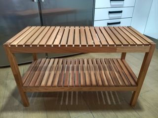 Banco Ikea Molger Madera Marrón