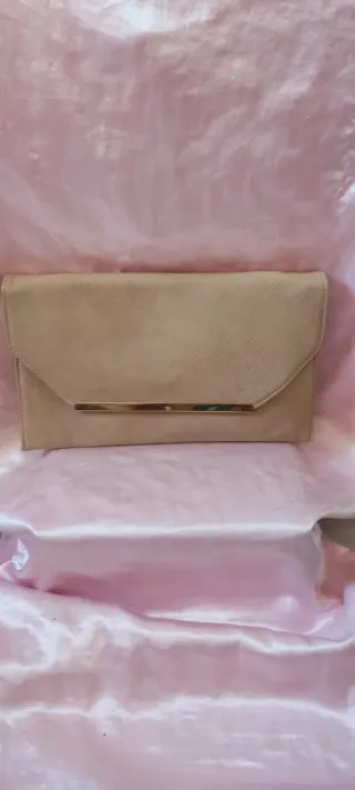Bolso de fiesta beige