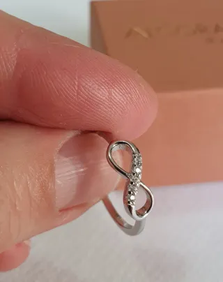 Anillo PLATA INFINITO. REGALO NAVIDAD.