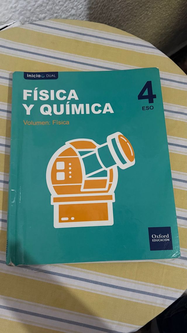 libril Física y Química 4.º ESO.