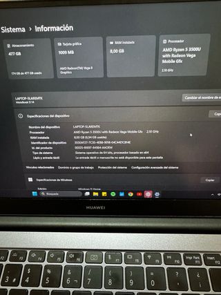 Portátil Huawei 