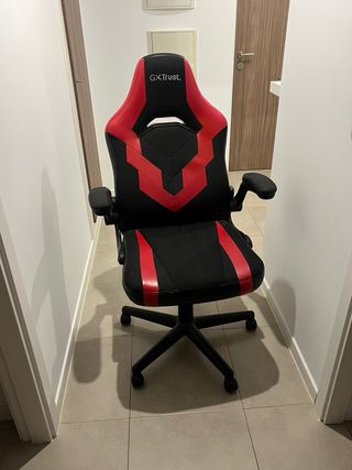 Silla Gaming GAMINGX Trust Negra y Roja