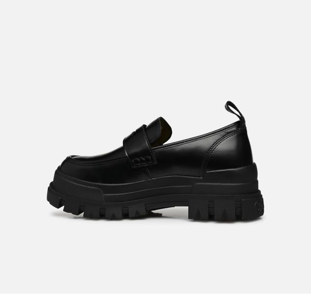 Mocassini Buffalo Pelle Vegana Neri