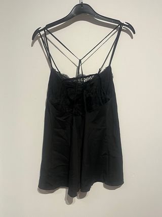 Blusa Oysho encaje tirantes M