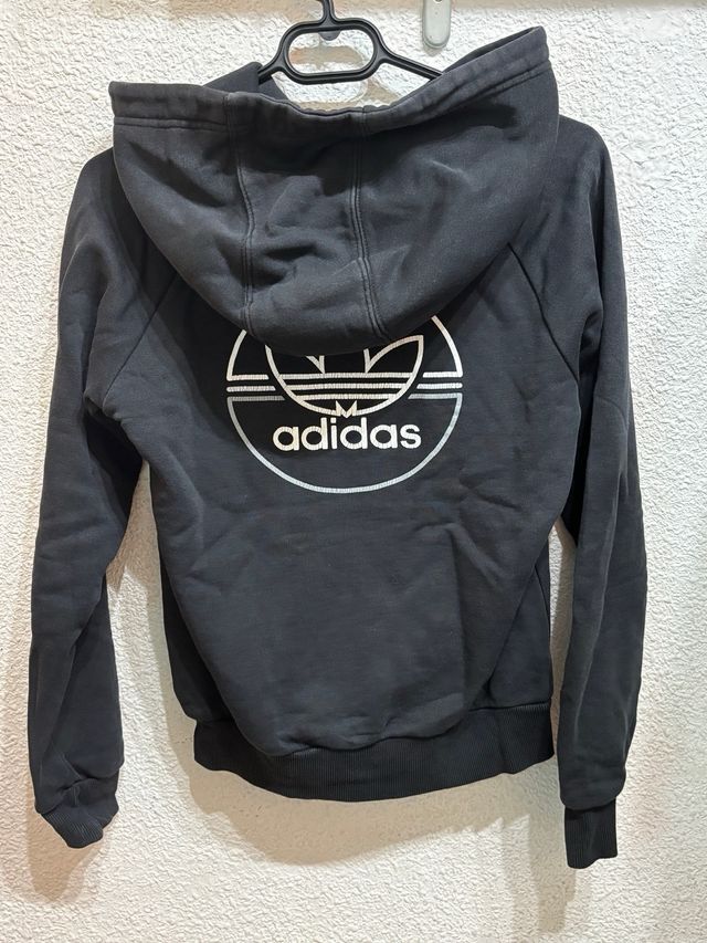 Sudadera Adidas Negra con Logo