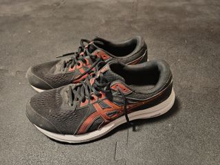Zapatillas Asics gel Negras y Rojas
