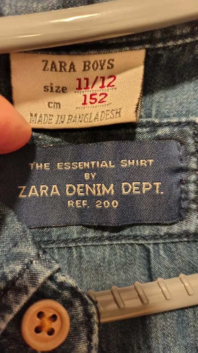 Camisa vaquera niño