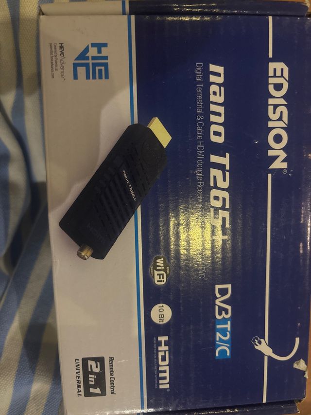 Receptor TDT/Cable HDMI Edision Nano T265+