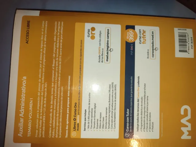 Auxiliar Administrativo de la Administración Ge...