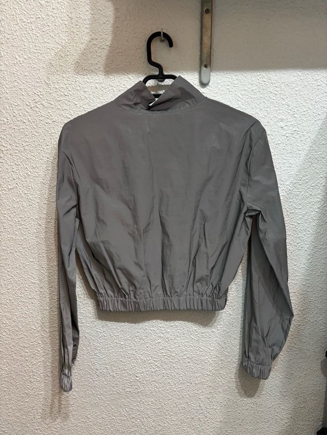 Chaqueta Corta Reflectante Gris