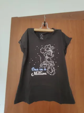 Pijama Verano Mujer Minnie Mouse Gris