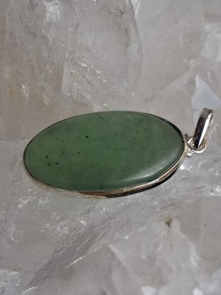 Colgante de Serpentina en Plata de Ley