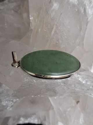 Colgante de Serpentina en Plata de Ley