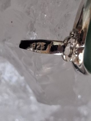 Colgante de Serpentina en Plata de Ley