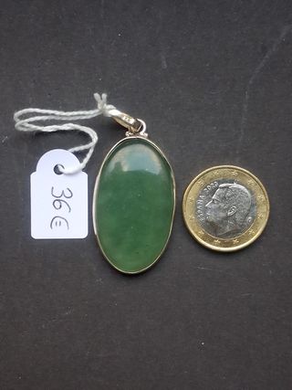 Colgante de Serpentina en Plata de Ley