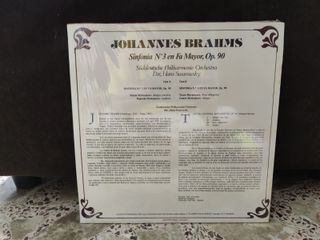 Vinilo Johannes Brahms Sinfonía N°3 Op. 90
