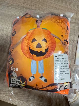Disfraz calabaza hinchable Talla L