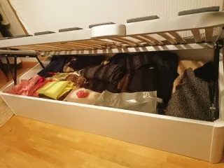 Cama 90x190 con arcón y colchón