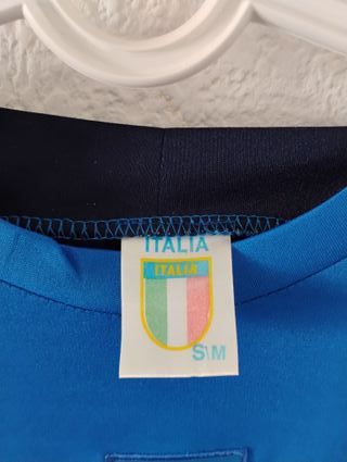 Camiseta de la selección italiana de fútbol.