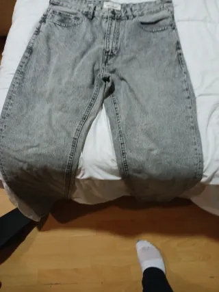 Pack 2 Pantalones Vaqueros Grises Pull&Bear