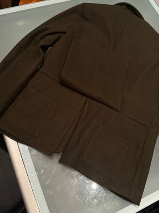 Chaqueta Lana Estilo Montería verde oliva 