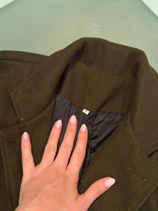 Chaqueta Lana Estilo Montería verde oliva 