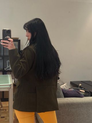 Chaqueta Lana Estilo Montería verde oliva 