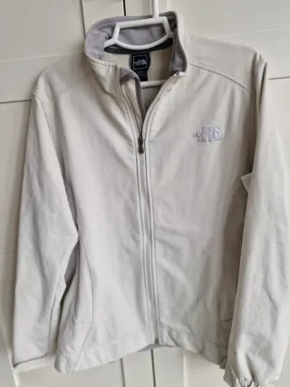 Chaqueta The North Face. Apex.  Mujer. Blanco/Gris
