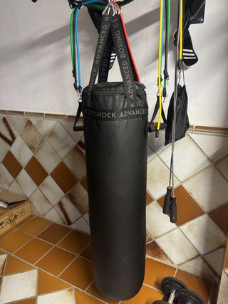 Saco de boxeo negro