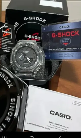 Reloj Casio G-Shock Transparente