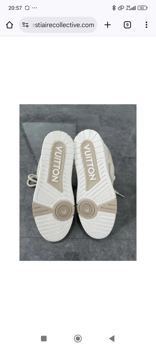 Zapatillas Louis Vuitton Skate Beige/Blanco