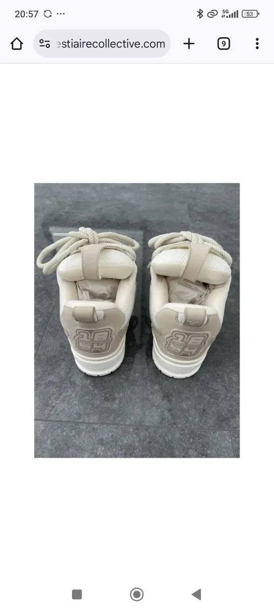 Zapatillas Louis Vuitton Skate Beige/Blanco