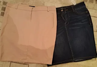 Lote 2 Faldas vaqueras Fórmula Joven y Sfera T. S