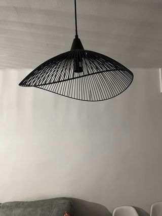 Lámpara de techo diseño alambre