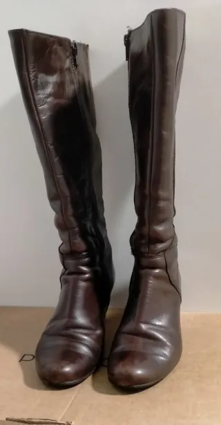 Botas de piel Tolino forradas Talla 35