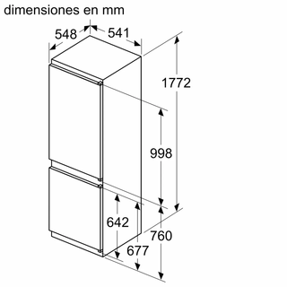 Nevera integrable Bosch KIV86VSEO - Sin estrenar