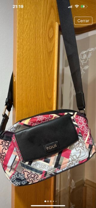 Bolso Tous bandolera multicolor y negro