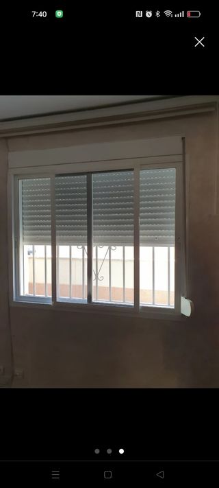  3 Ventanas de aluminio comoletas y mosquitera