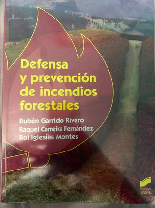 Libro Defensa y prevención de incendios forestales