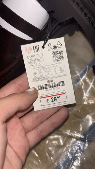 Zapatos Zara Marrones Talla 39