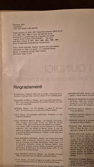 Enciclopedia I Quindici - edizione del 1974