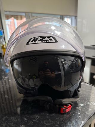 Casco Nzi Helmets Abierto Blanco