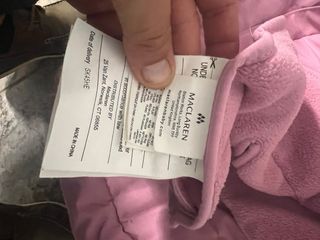 Maclaren Saco Carrito Bebé Rosa