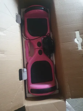 Hoverboard rosa con cargador