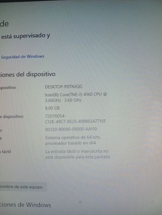 Ordenador Sobremesa Lenovo Negro