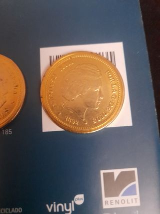 Reproducción Moneda Alfonso XIII 1892